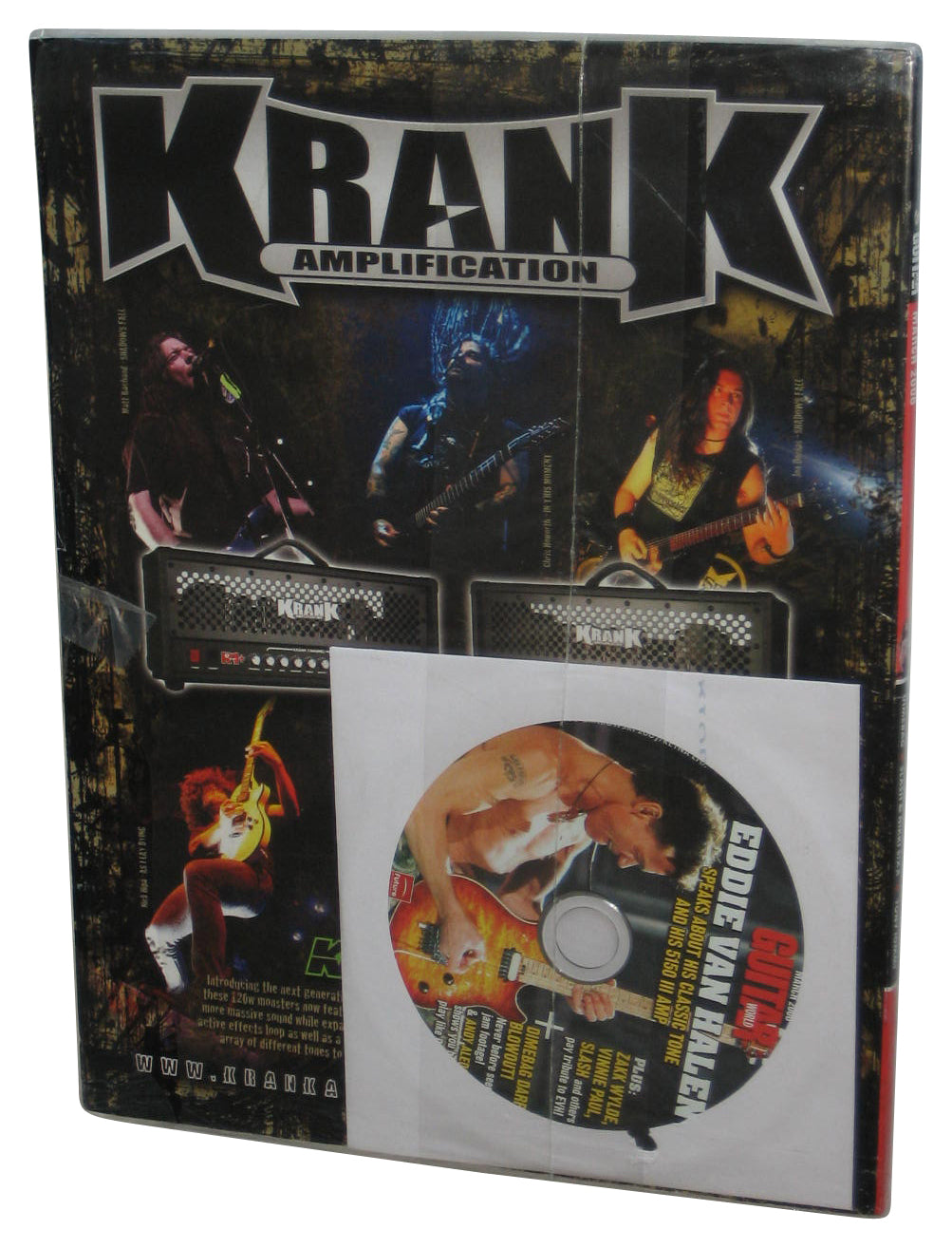 Guitar World March 2008 Magazine Book w/ CD - (Dimebag Cover)