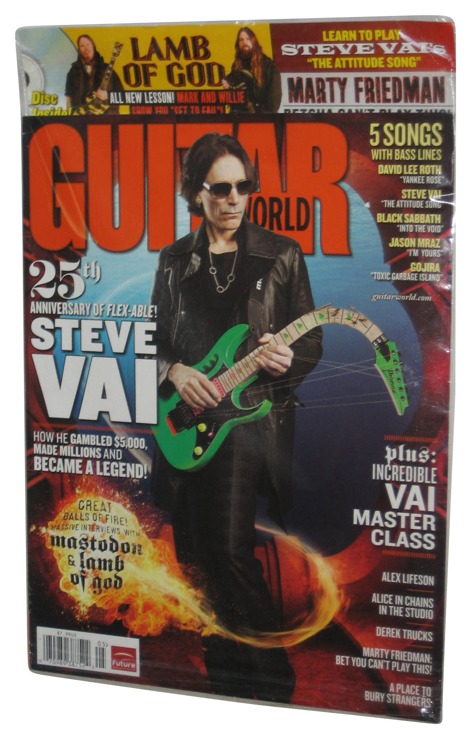 Guitar World May 2009 Magazine Book w/ CD - (Steve Vai Cover)