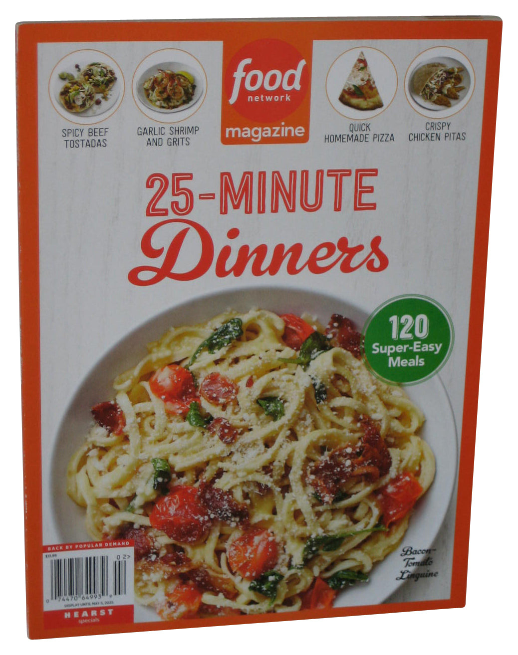 Food Network 25-Minute Dinners (2025) Magazine Book - (120 Super-Easy Meals)