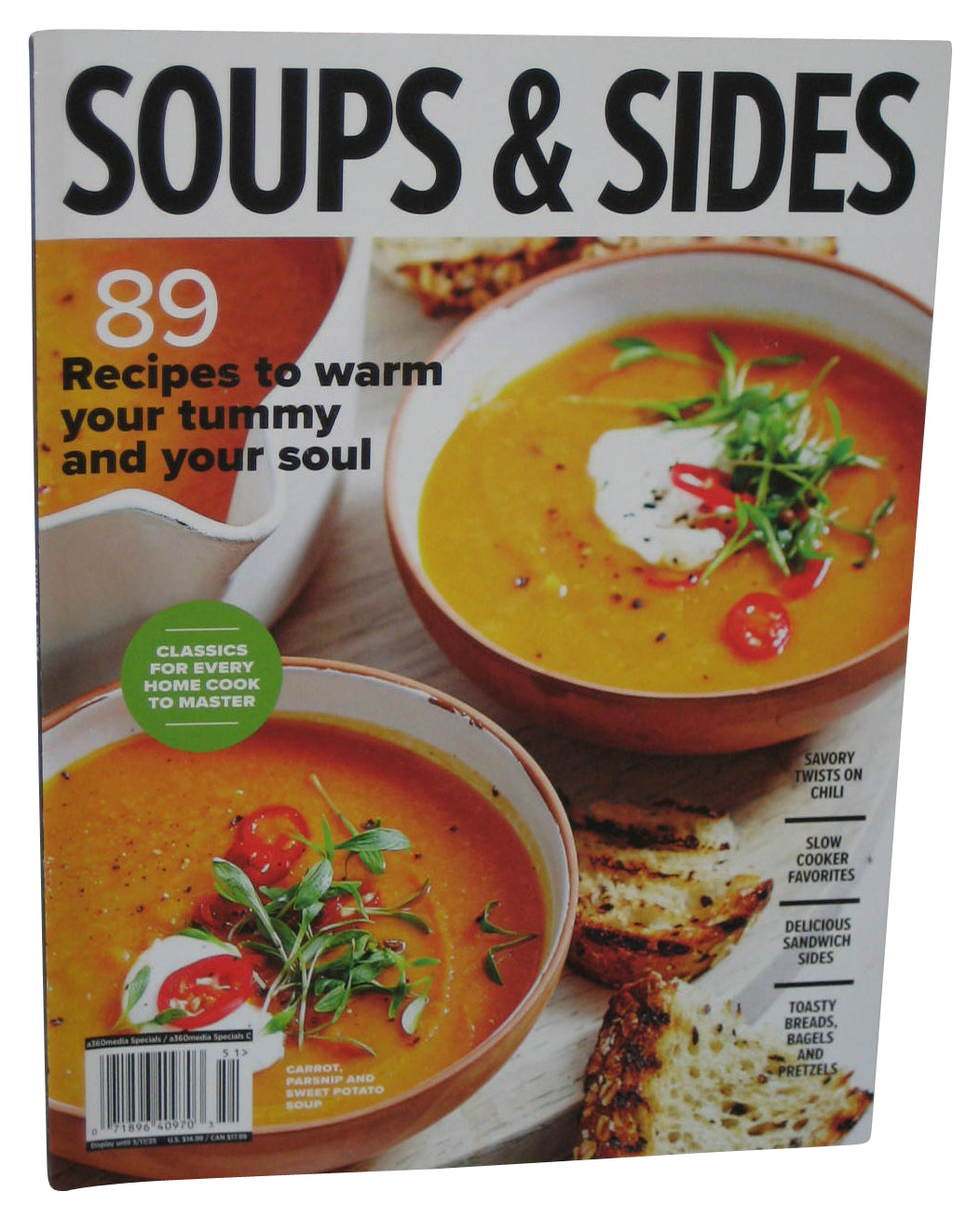 Soups & Sides (2025) Magazine Book - (89 Recipes To Warm Your Tummy And Your Soul)