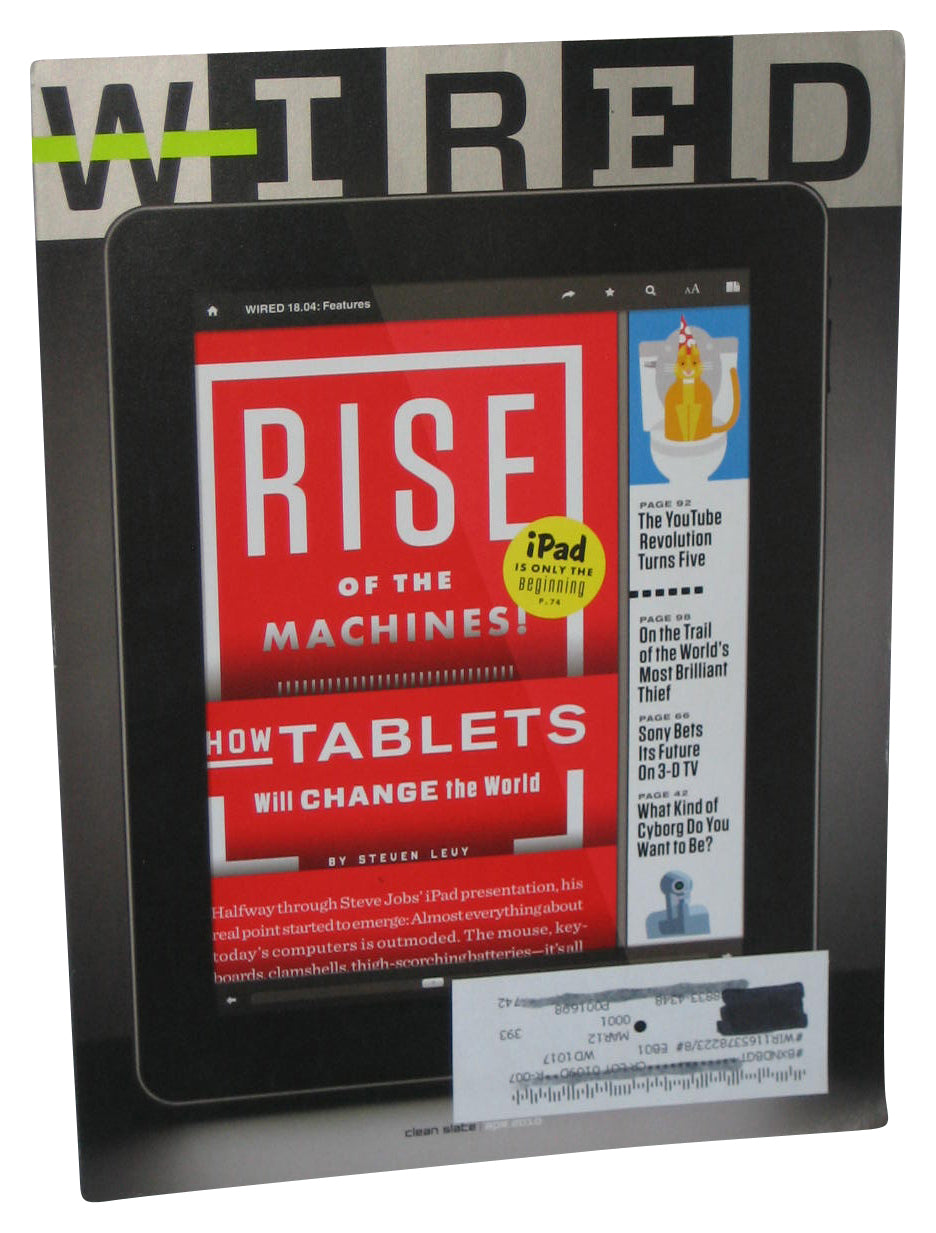 Wired Rise of The Machines (2010) Magazine Book