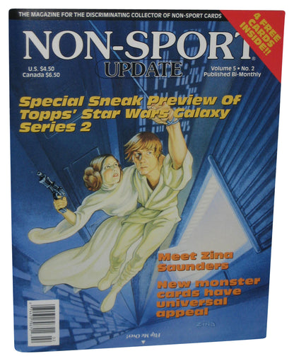 Non-Sport Update Vol. 5 No. 2 Magazine Book w/ Cards - (Star Wars Cover)