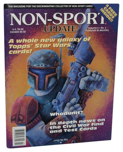 Non-Sport Update Vol. 5 No. 2 Magazine Book w/ Cards - (Star Wars Cover)