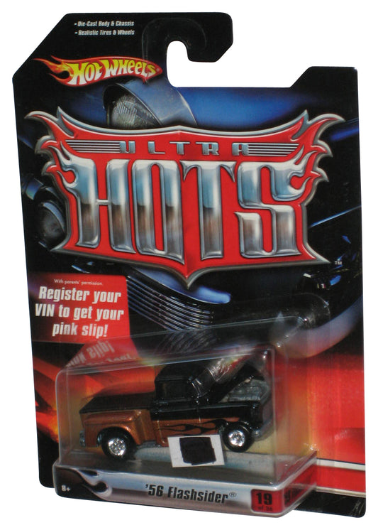 Hot Wheels Ultra Hots (2006) Black & Brown '56 Flashsider Toy Truck #19