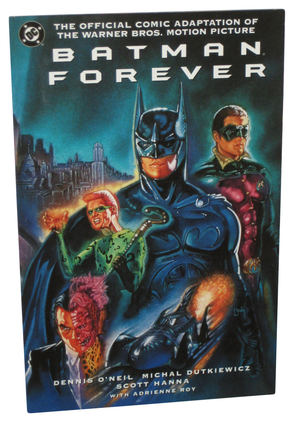 DC Comics Batman Forever Official Comic Adaptation (1995) Warner Bros. Movie Paperback Book