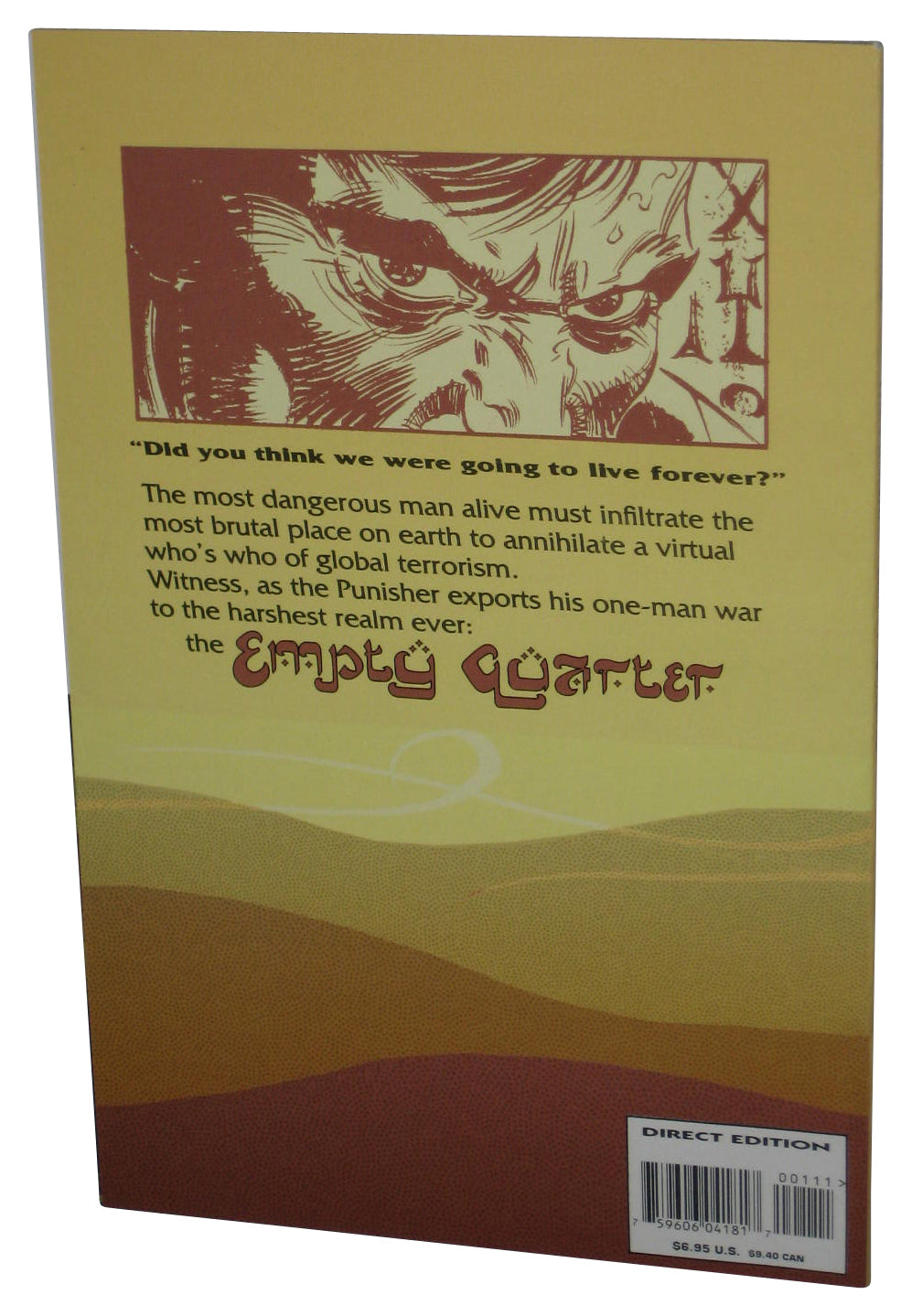 Marvel The Punisher Empty Quarter (1994) Paperback Book