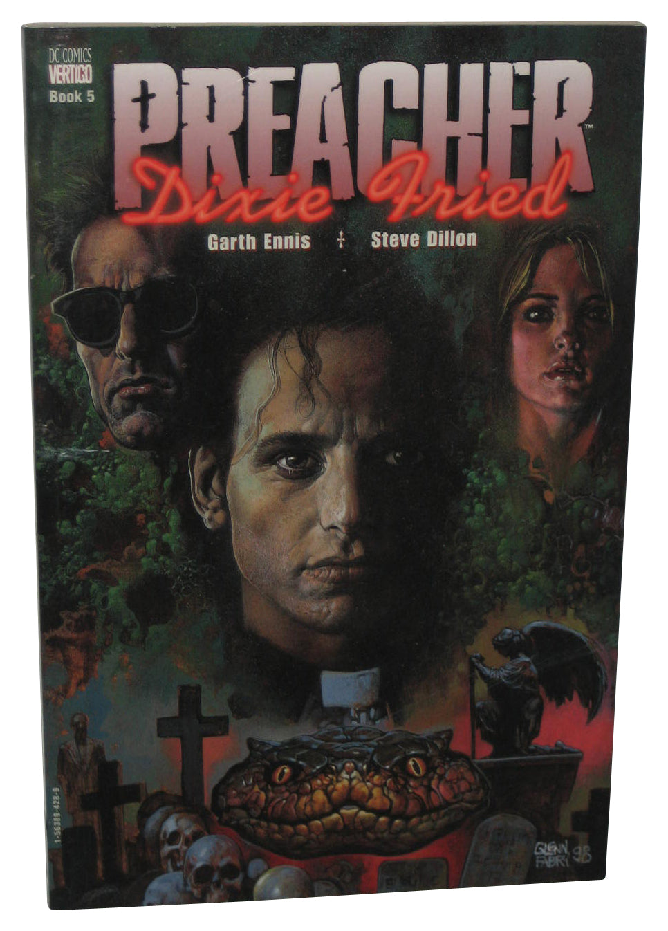 DC Comics Preacher Dixie Fried Vol. 5 (1998) Vertigo Paperback Book