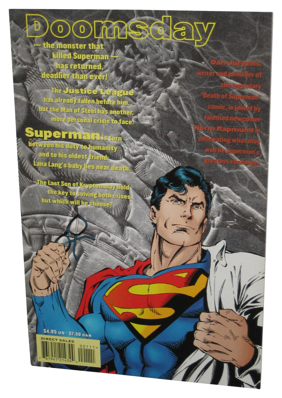 DC Comics Superman The Doomsday Wars (1998) Paperback Book