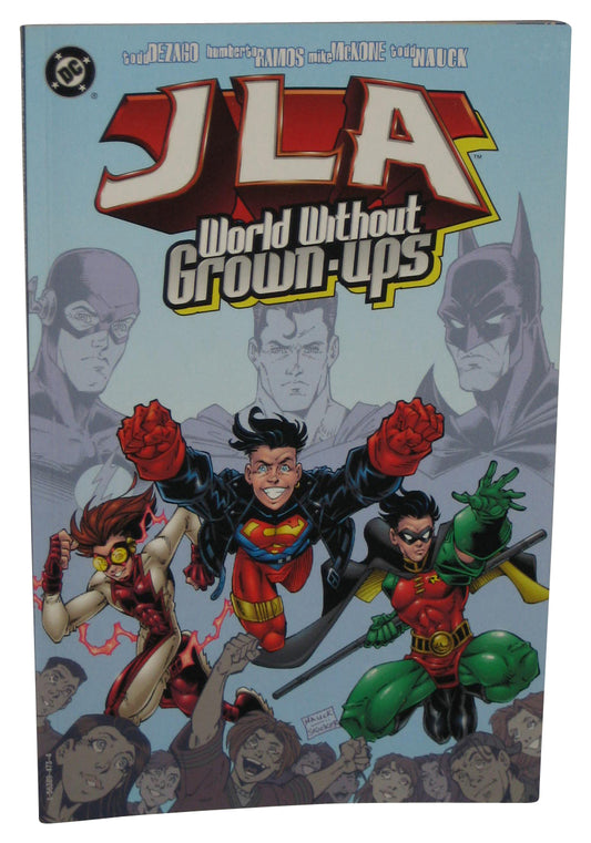 DC Comics JLA World Without Grown-Ups Justice League (1998) Paperback Book