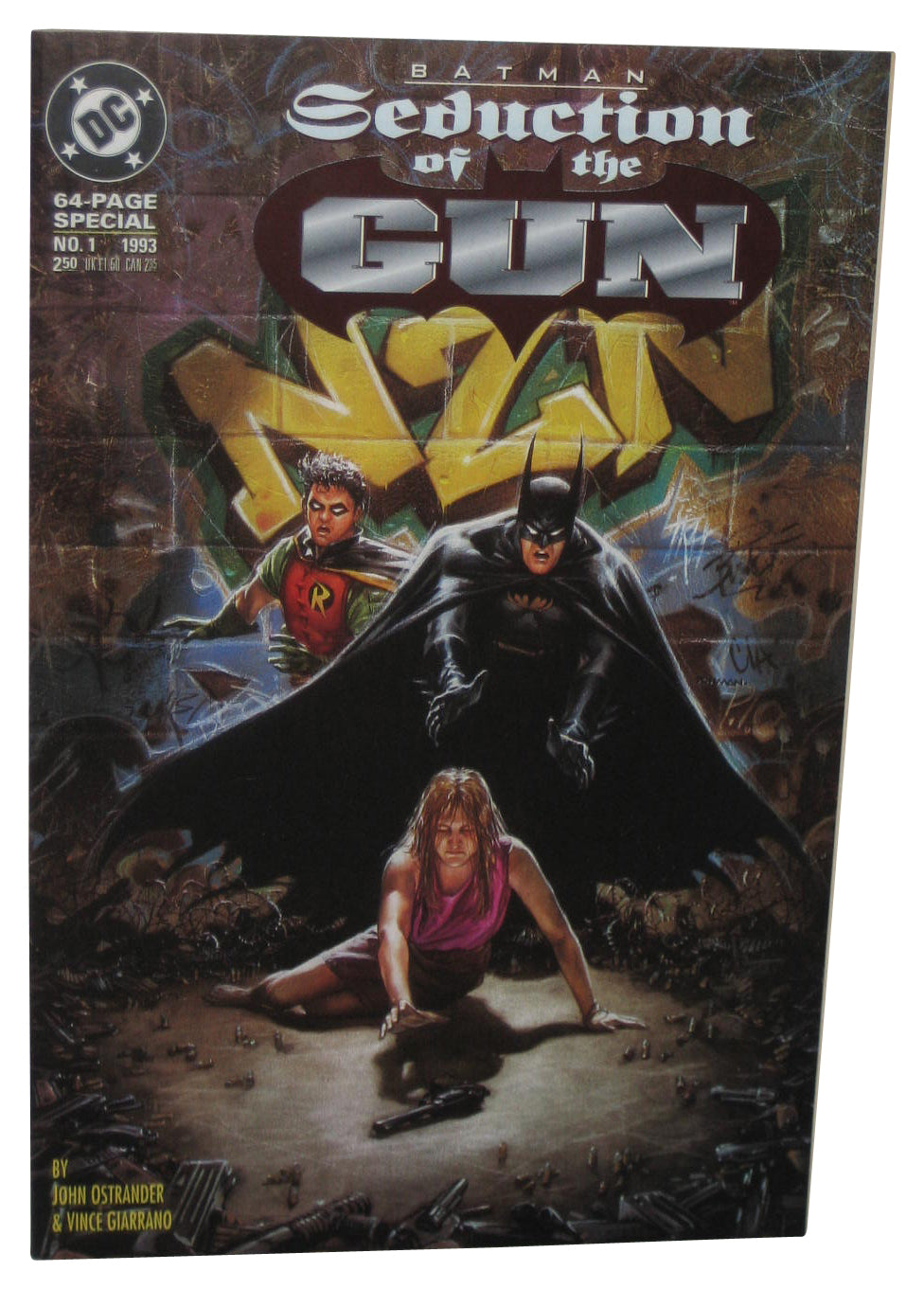DC Comics Batman Seduction of The Gun (1993) Paperback Book #1