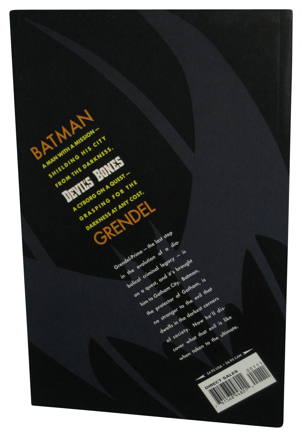 DC Comics Batman Grendel Devil's Bones Paperback Book - (Matt Wagner)