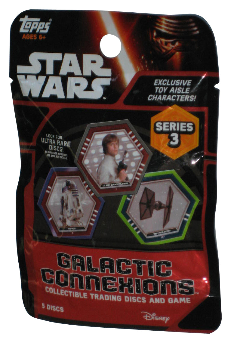 Star Wars Galactic Connexions Topps Series 3 Trading Disc Blind Mystery Pack - (1 Random)