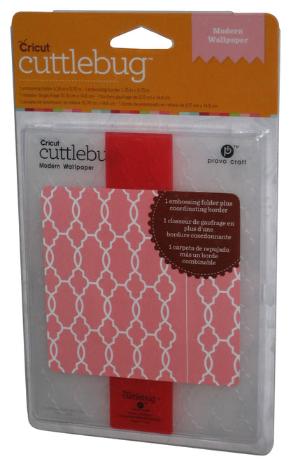 Cricuit Cuttlebug Provo Craft (2011) Embossing Folder & Border Modern Wallpaper