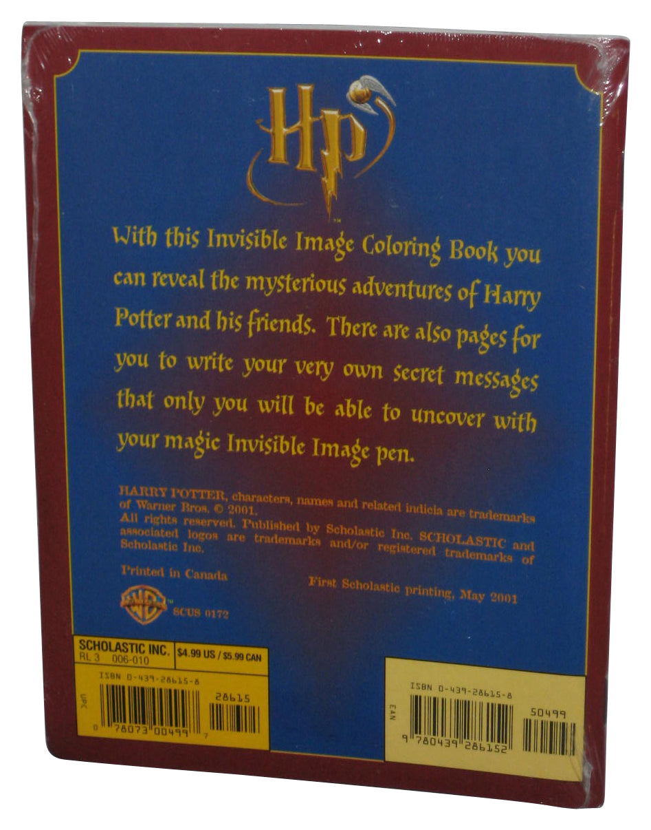 The Mysteries of Harry Potter And The Sorcerer's Stone Invisible Image Mini Coloring Book w/ Pen