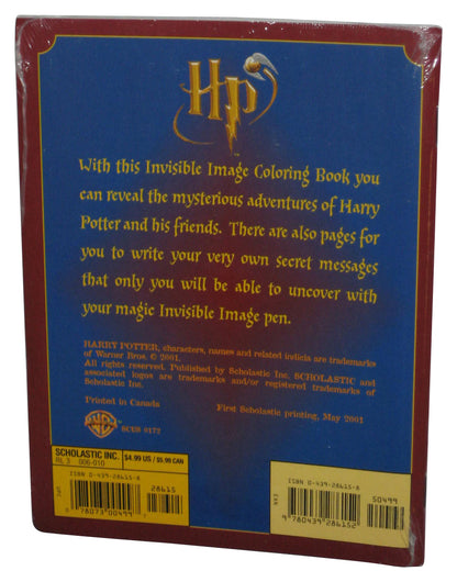 The Mysteries of Harry Potter And The Sorcerer's Stone Invisible Image Mini Coloring Book w/ Pen