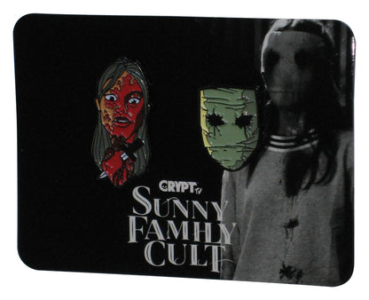 Crypt TV Sunny Family Cult (2019) Loot Crate Exclusive Pin Pack