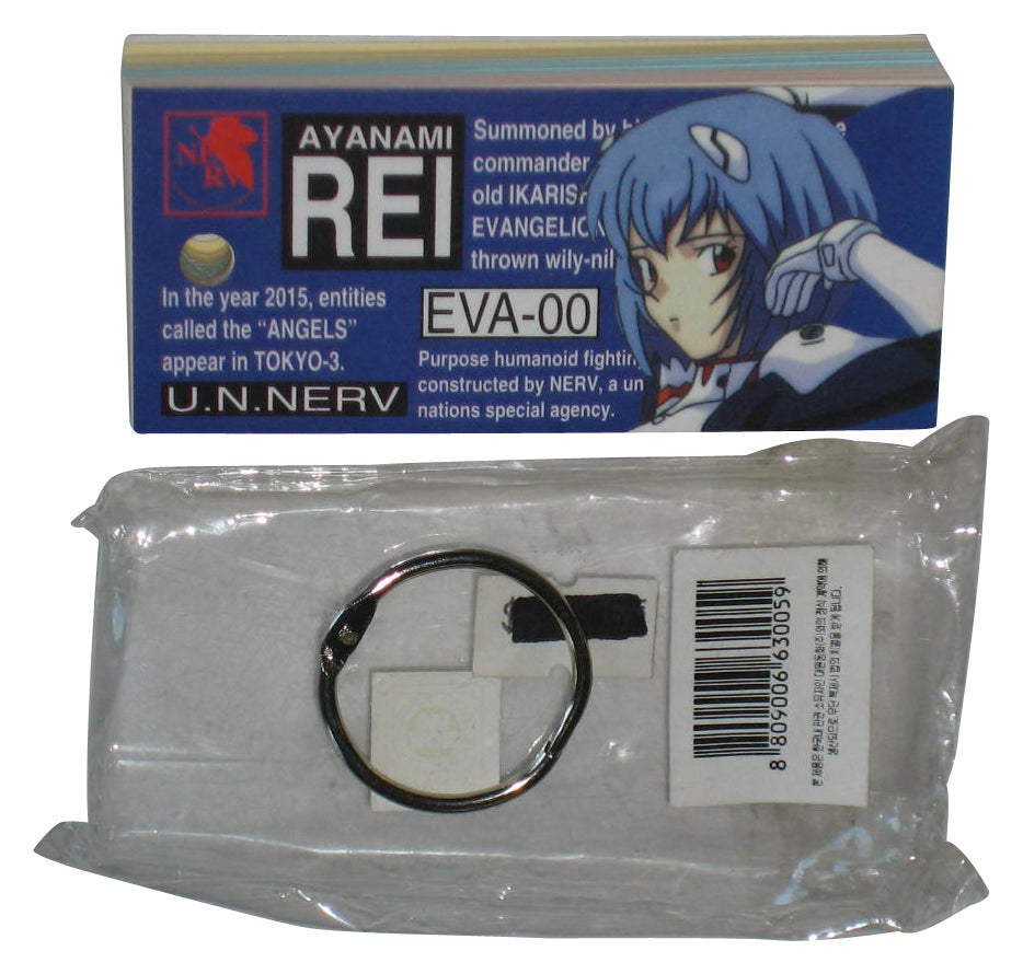 Neon Genesis Evangelion Rei Ayanami Eva-00 Gainax Note Cards Pad Keychain