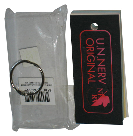 Neon Genesis Evangelion U.N. Nerv Original Logo Gainax Note Cards Pad Keychain
