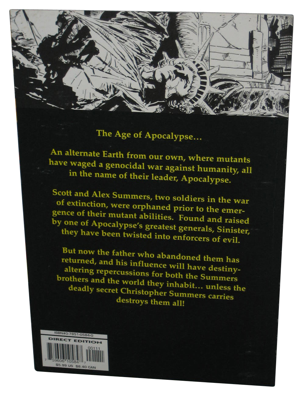Tales of The Age of Apocalypse (1998) Starring Factor X Paperback Book