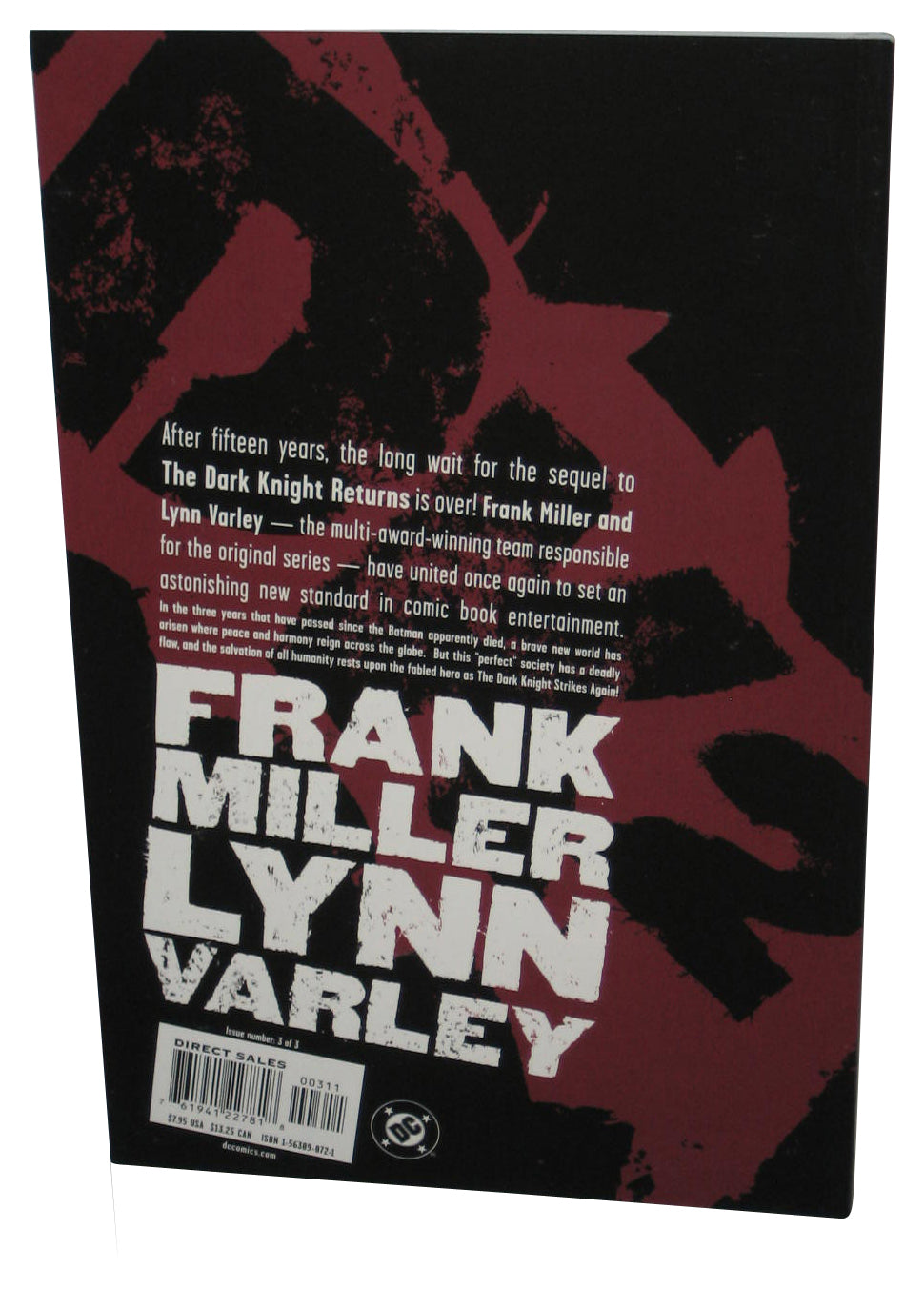 DC Comics Batman The Dark Knight Strikes Again (2001) DK2 Vol. 3 Paperback Book