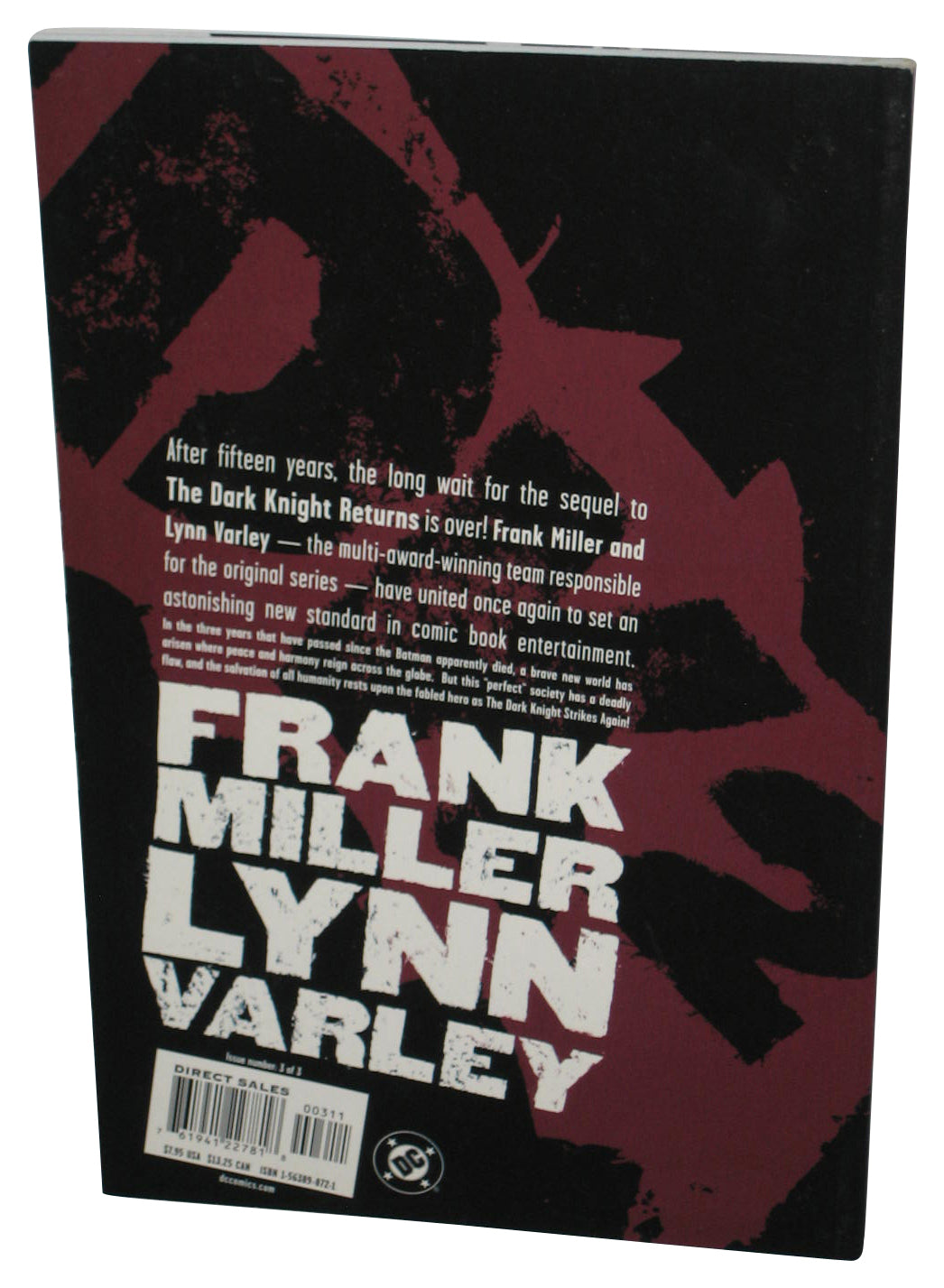 DC Comics Batman The Dark Knight Strikes Again (2002) DK2 Vol. 3 Paperback Book