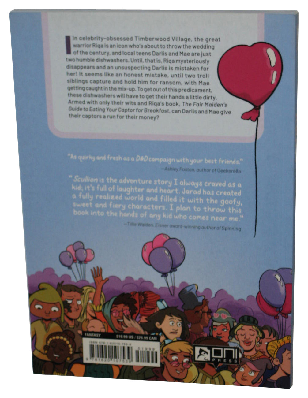 Scullion A Dishwasher's Guide to Mistaken Identity (2020) Oni Press Paperback Book