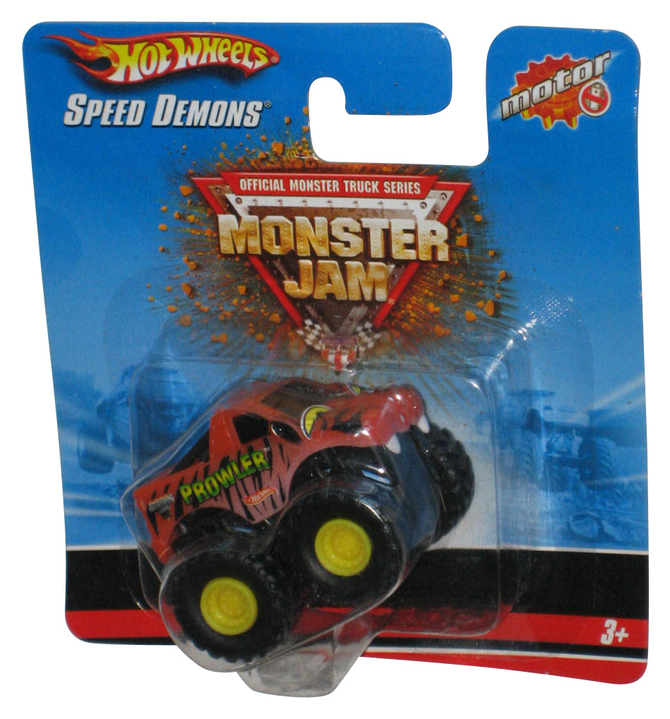 Monster Jam Speed Demons Hot Wheels (2007) Orange Prowler Mini Motor Toy Truck