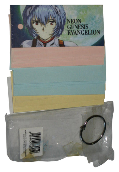 Neon Genesis Evangelion Blue Nerv Logo Gainax Note Cards Pad Keychain