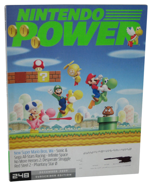 Nintendo Power December 2009 Magazine Book #248 - (Super Mario Bros. Wii Cover)