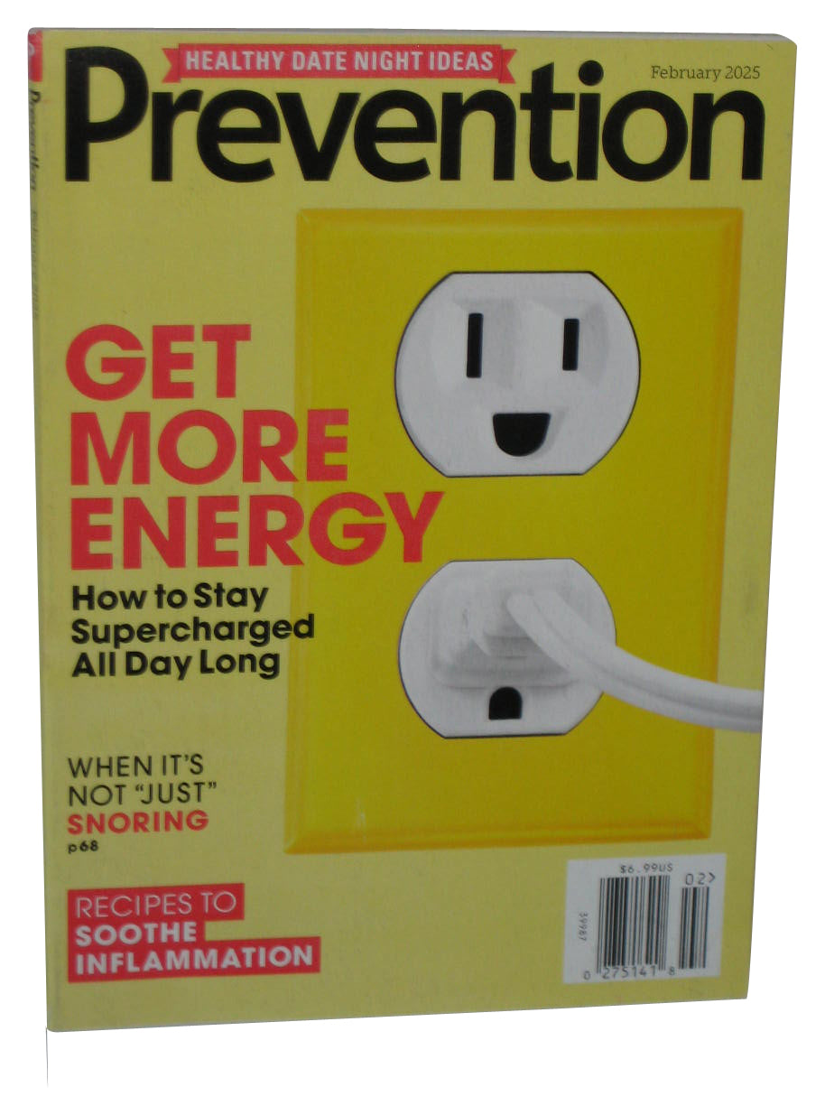 Prevention February 2025 Get More Energy Magazine Book