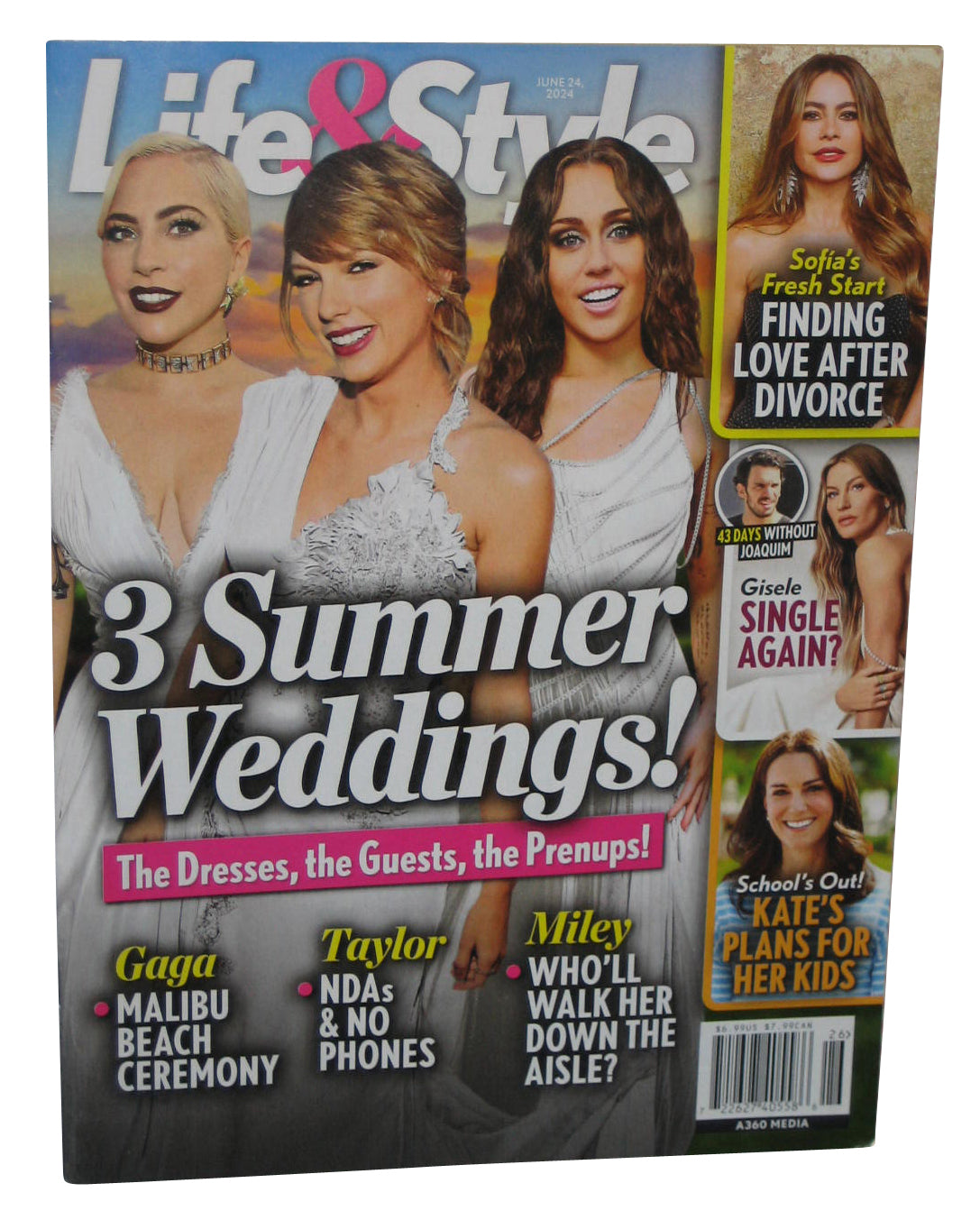 Life & Style June 24 2024 Magazine Book - (3 Summer Weddings Cover)