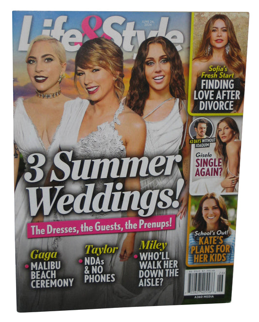 Life & Style June 24 2024 Magazine Book - (3 Summer Weddings Cover)