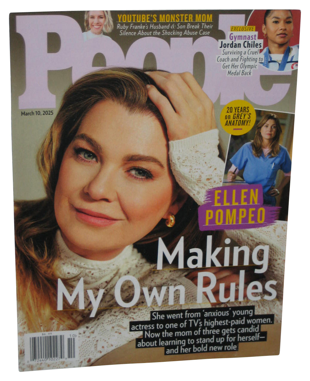 People March 10 2025 Magazine Book - (Ellen Pompeo Cover)