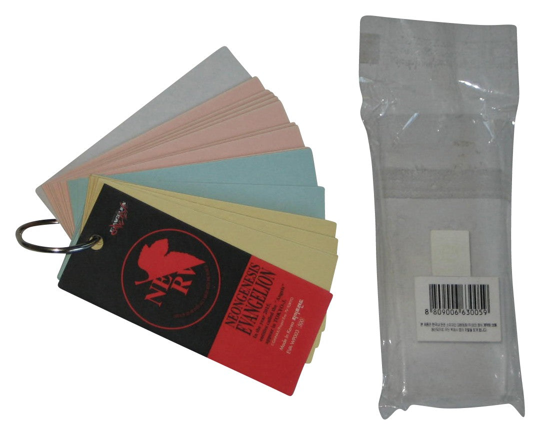 Neon Genesis Evangelion Asuka & Red Nerv Logo Gainax Note Cards Pad Keychain