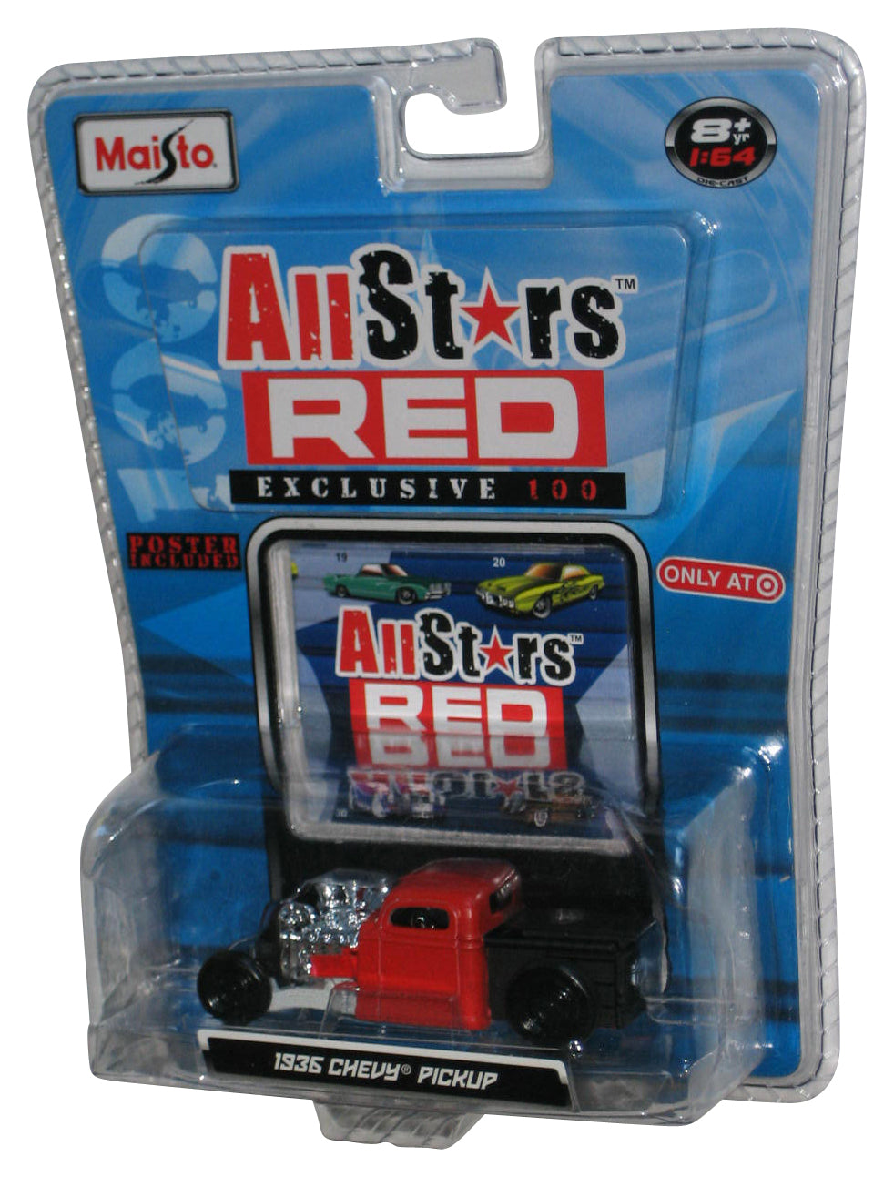 Maisto All Stars Red Exclusive (2010) 1936 Chevy Pickup Toy Car - (Target Exclusive)