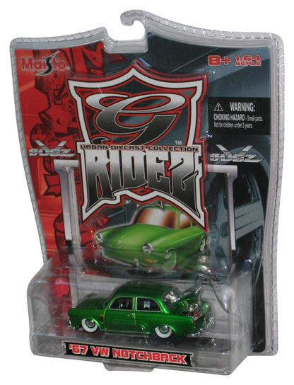 Maisto Urban Diecast Ridez Bugz (2006) Green '67 VW Notchback Toy Car