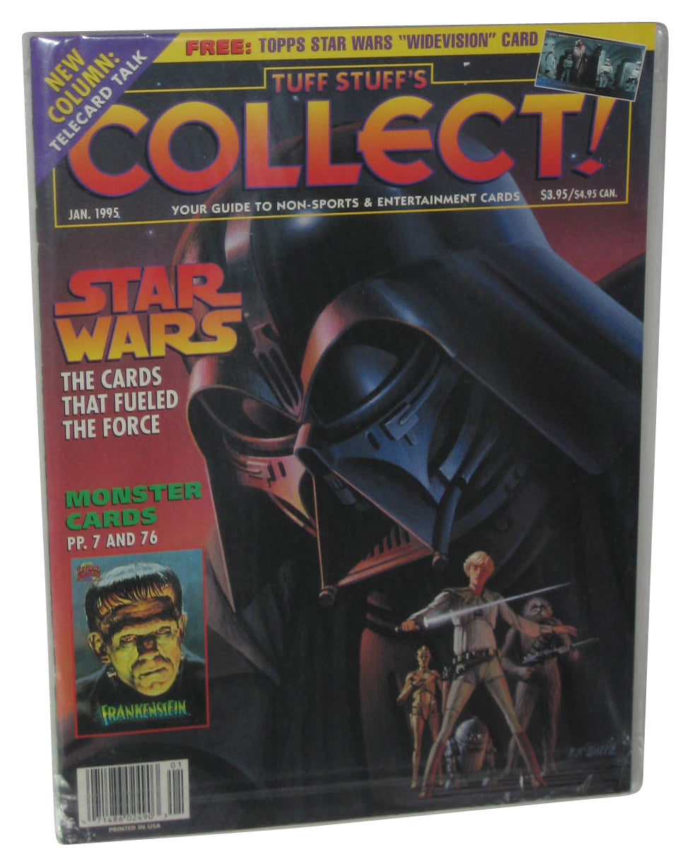 Tuff Stuff's Collect! Jan. 1995 Magazine Book - (Star Wars Darth Vader Cover)