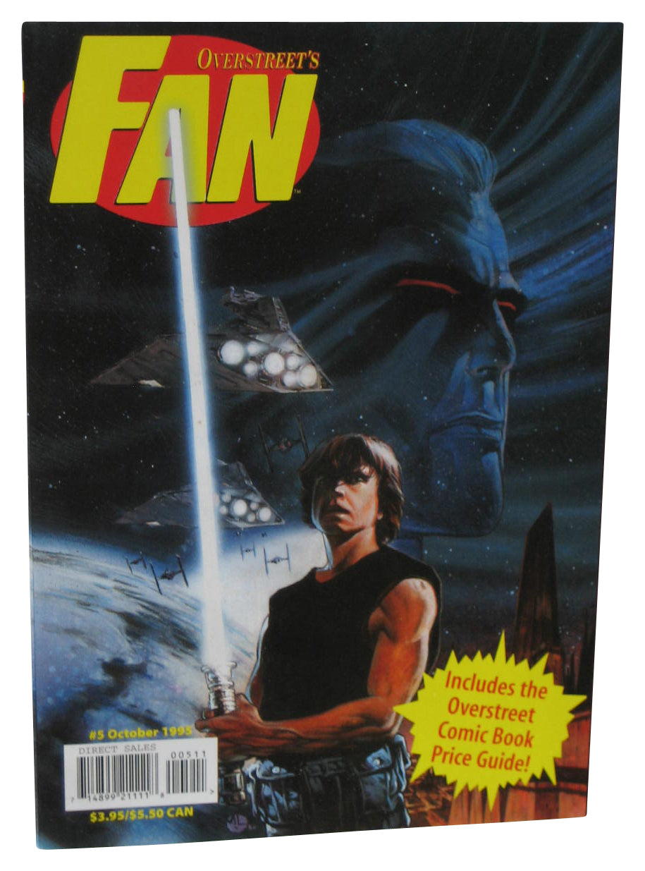 Overstreet's Fan October 1995 Magazine Comic Book Price Guide #5 - (Star Wars Luke & Thrawn Cover)