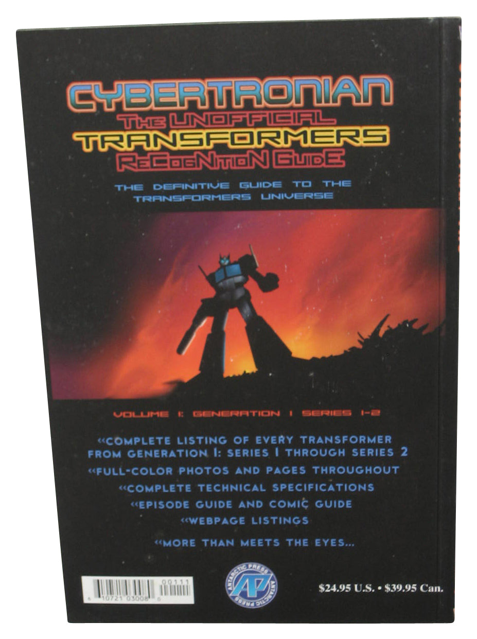 Transformers Cybertronian (2001) The Unofficial Recognition Guide Vol. 1 Paperback Book