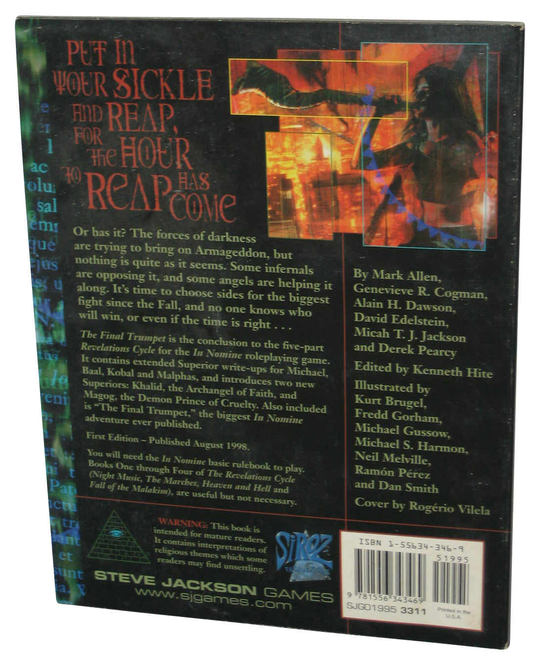 In Nomine Revelations V The Final Trumpet (1998) Paperback Book