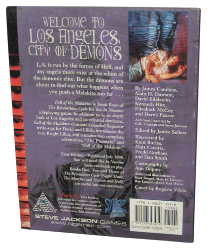 In Nomine Fall of The Malakim (1998) Paperback Book