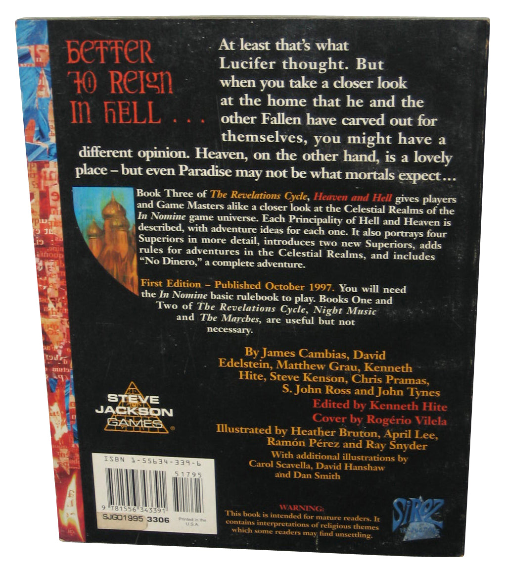 In Nomine Heaven and Hell Revelations III (1997) Paperback Book