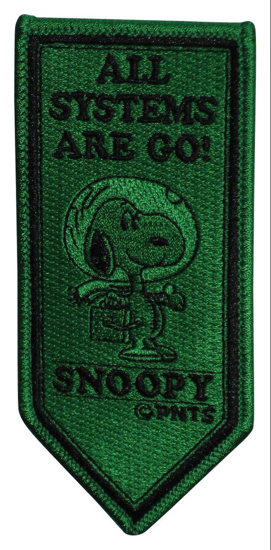 Peanuts All Systems Are Go! Green Patch