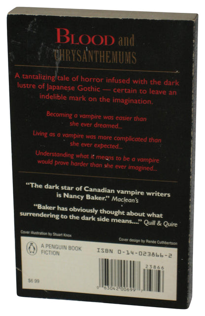 Blood And Chrysanthemums A Vampire Novel (1995) Paperback Book