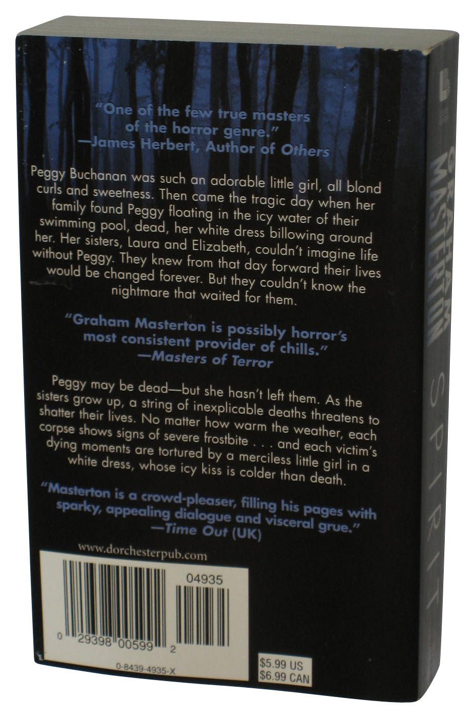 Spirit Graham Masterton (1997) Paperback Book