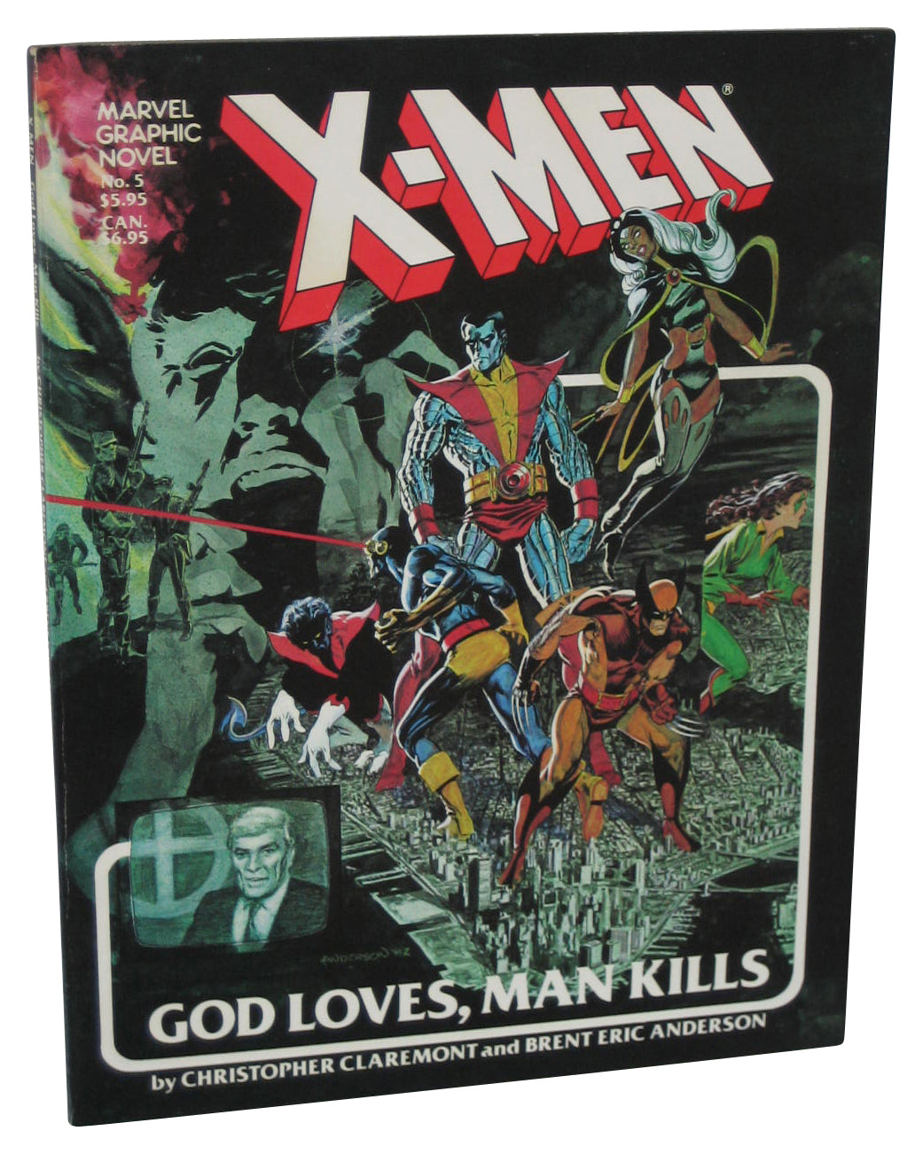 Marvel X-Men God Loves Man Kills (1982) Graphic Novel Paperback Book No. 5