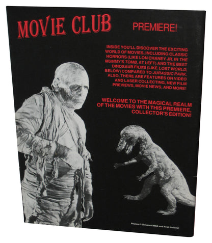 Movie Club November 1993 No. 1 Magazine Book - (Jurassic Park & Universal Studios Cover)