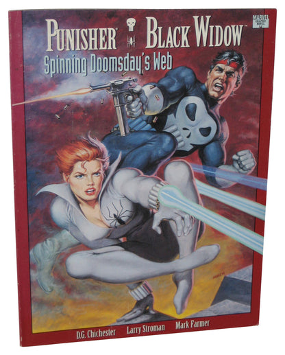 Marvel Punisher & Black Widow Spinning Doomsday's Web Graphic Novel Paperback Book