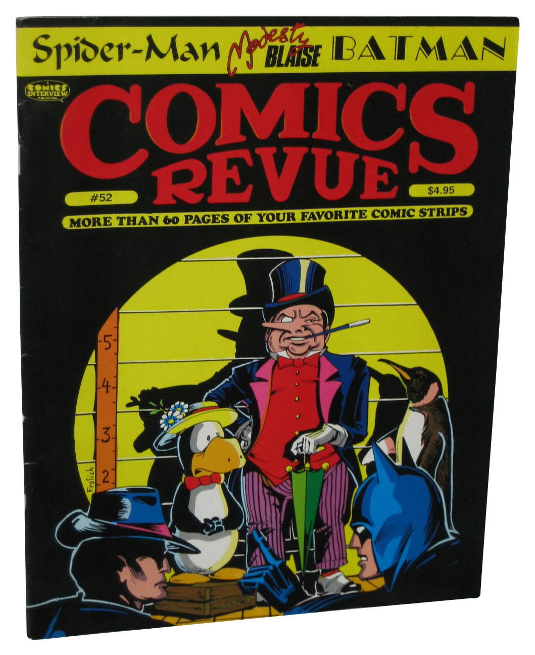 Comics Revue Presents 1990 Paperback Book #52 - (Batman Penguin Cover)