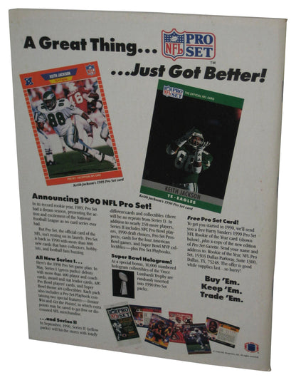 Football Card Price Guide November 1990 Magazine Book - (Joe Montana Cover)